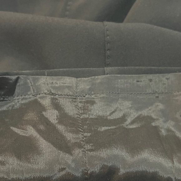 Moschino Black Sleeveless Satin Waist Pleated Accents Dress. Size Medium. - Picture 13 of 17